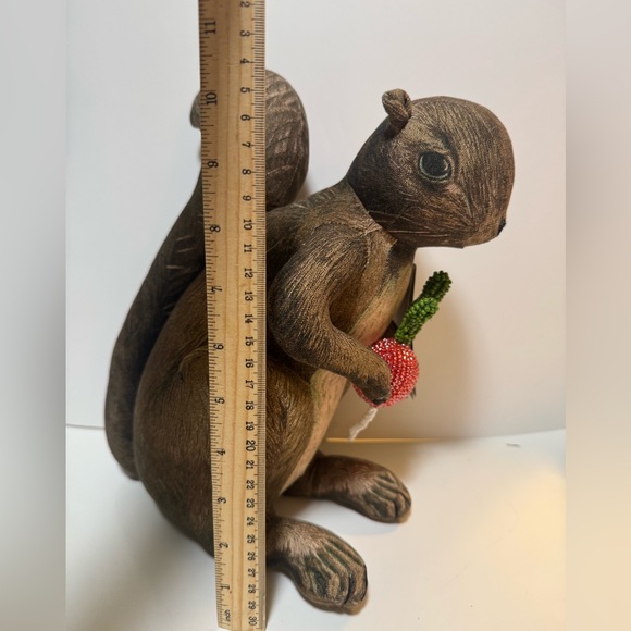 John Derian NWT Squirrel Pillow Charming Brown - Picture 2 of 8